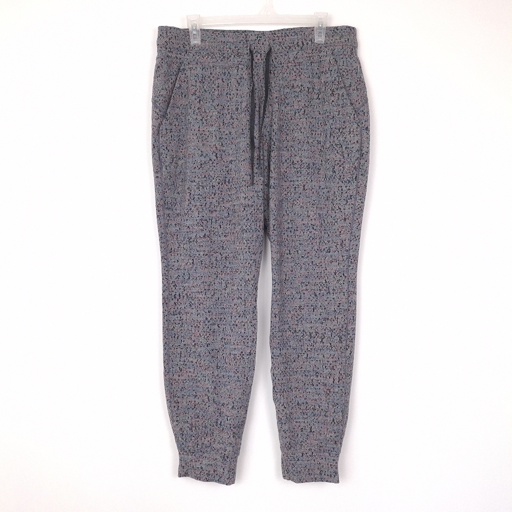 Lululemon Ready to Rulu 7/8 Jogger Neon Tweed Jacquard HTR Battleship Electric
